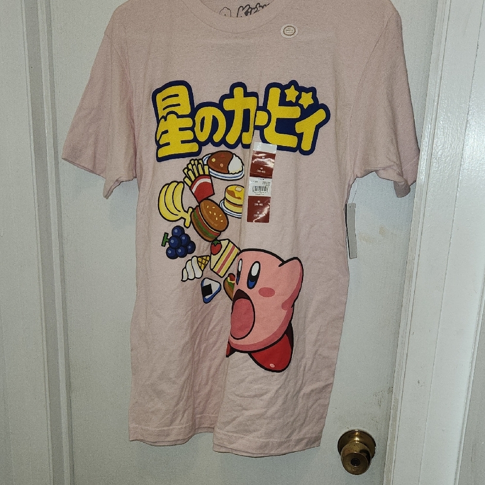 Pink Kirby Graphic T-Shirt